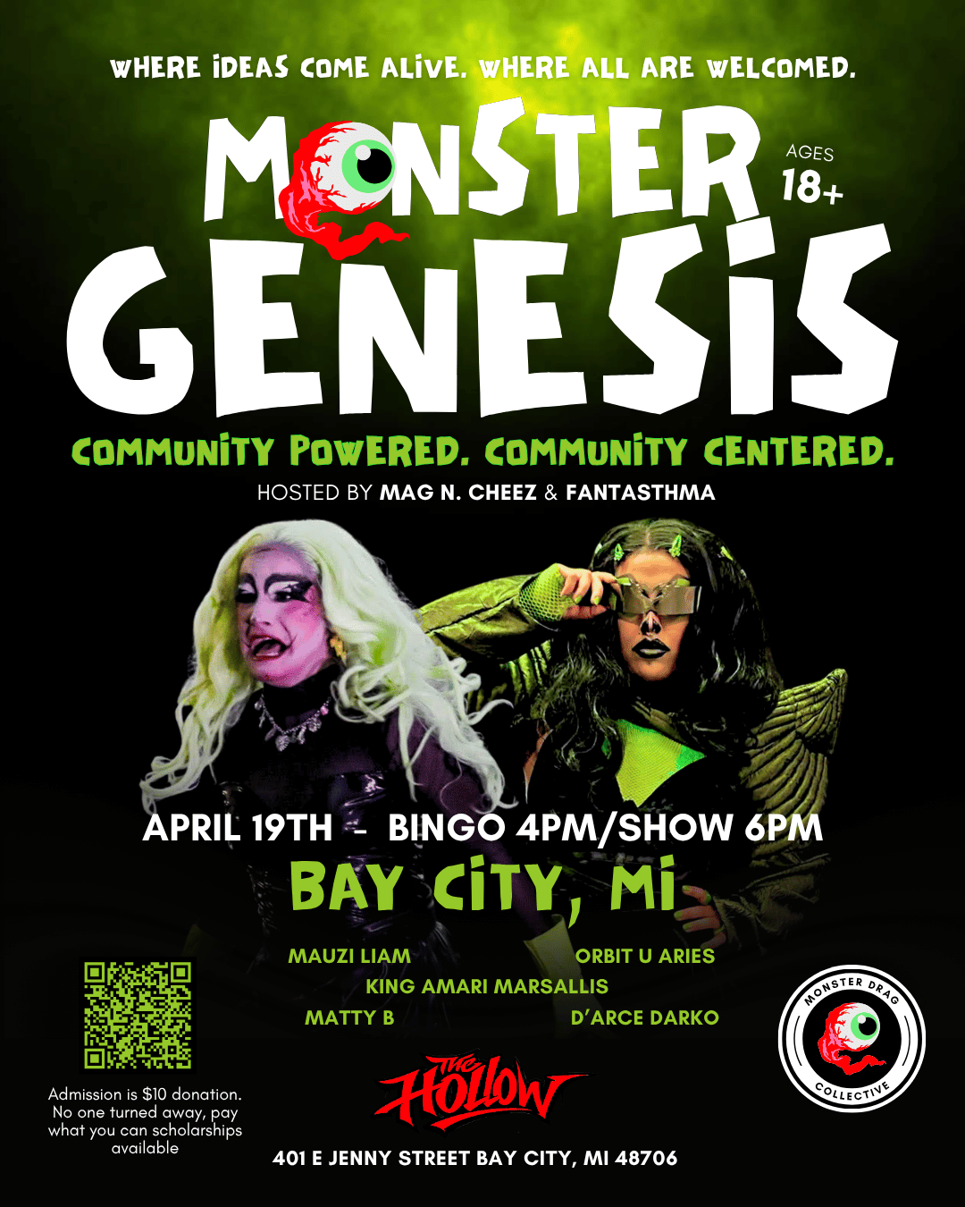 Midnight Brunch at Blood, Leather & Rock Gods immersive drag event